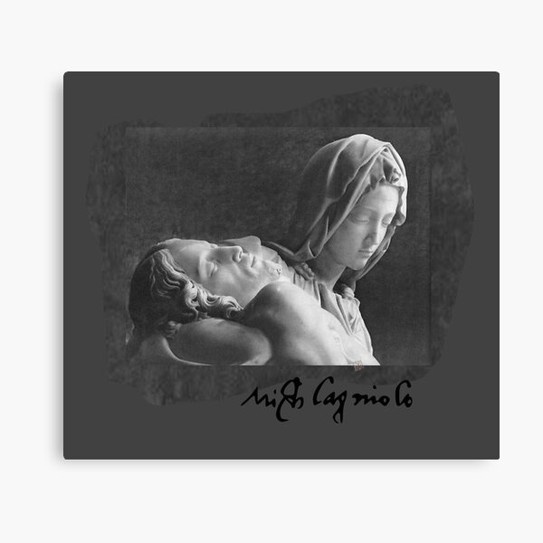 Item preview, Michelangelo Buonarroti, Pieta (Design by ACCI) with his signature designed and sold by VanyssaGraphics.