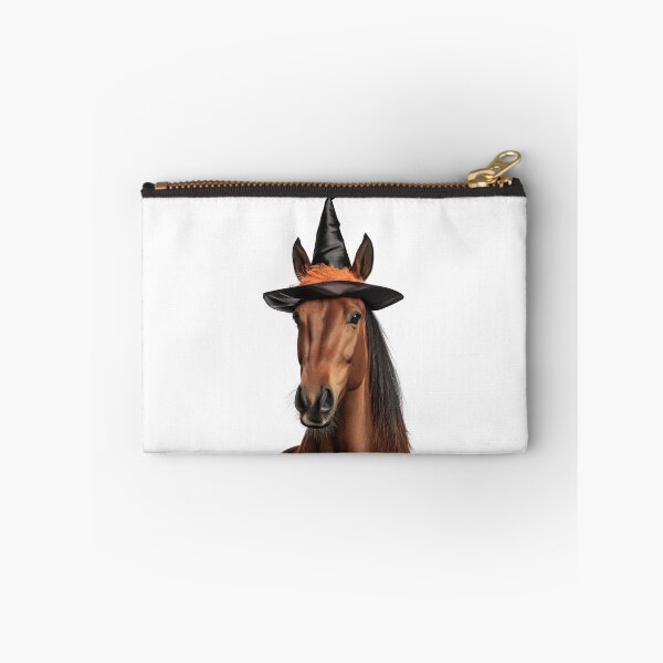 Item preview, Horse Wearing Halloween Witch Hat designed and sold by LazyOwlStore.