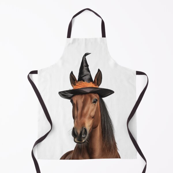 Item preview, Horse Wearing Halloween Witch Hat designed and sold by LazyOwlStore.