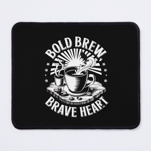 Item preview, Bold Brew Brave Heart Coffee Lover designed and sold by Taans-Creation.
