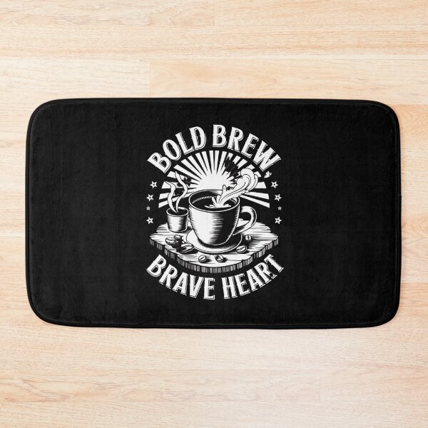 Item preview, Bold Brew Brave Heart Coffee Lover designed and sold by Taans-Creation.