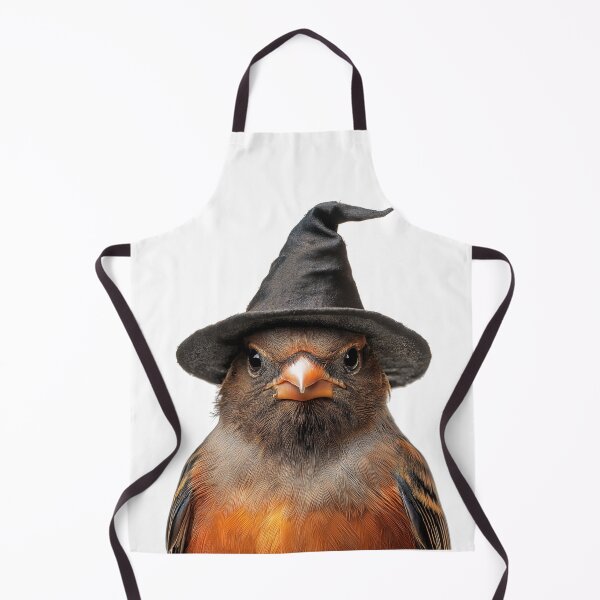 Item preview, House Finch Wearing Halloween Witch Hat designed and sold by LazyOwlStore.