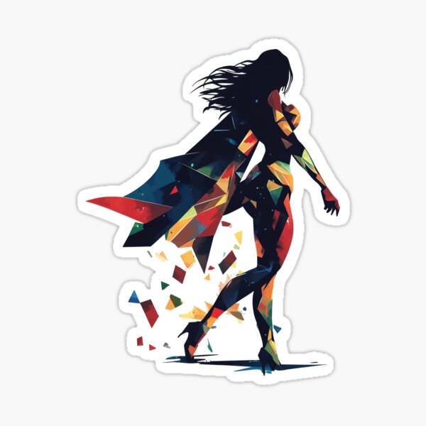 Item preview, Wonder Woman Silhouette designed and sold by MemeHodlr.
