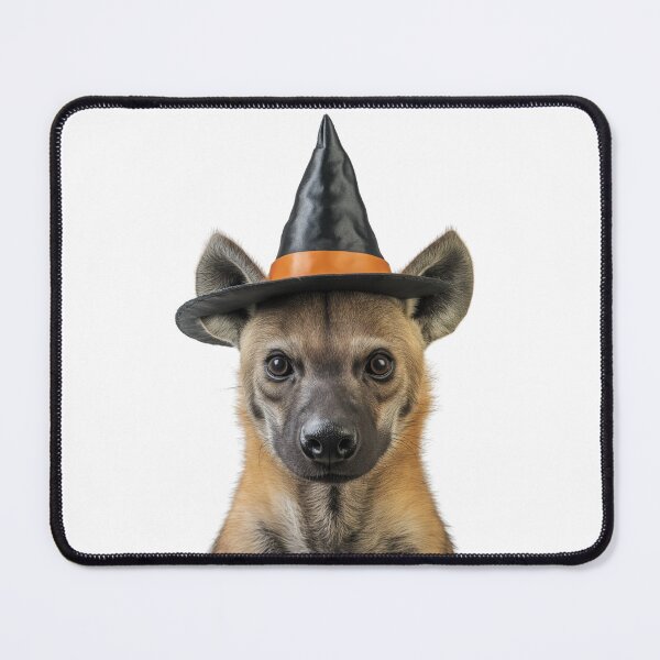 Item preview, Hyena Wearing Halloween Witch Hat designed and sold by LazyOwlStore.