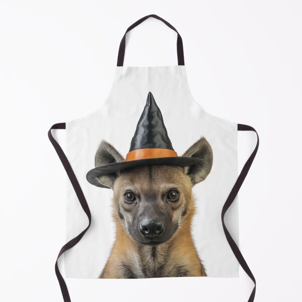 Item preview, Hyena Wearing Halloween Witch Hat designed and sold by LazyOwlStore.