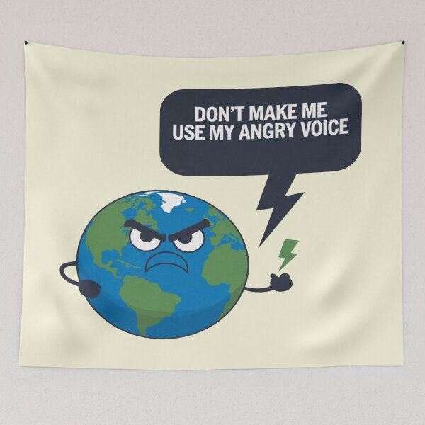 Item preview, Angry Earth – Earth Day 2025  designed and sold by Rajasekar.