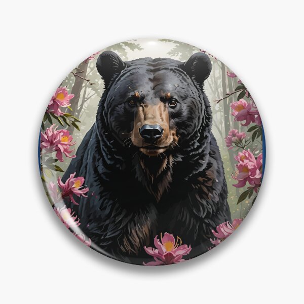 Item preview, West Virginian Bear and Rhododendrons designed and sold by taiche.