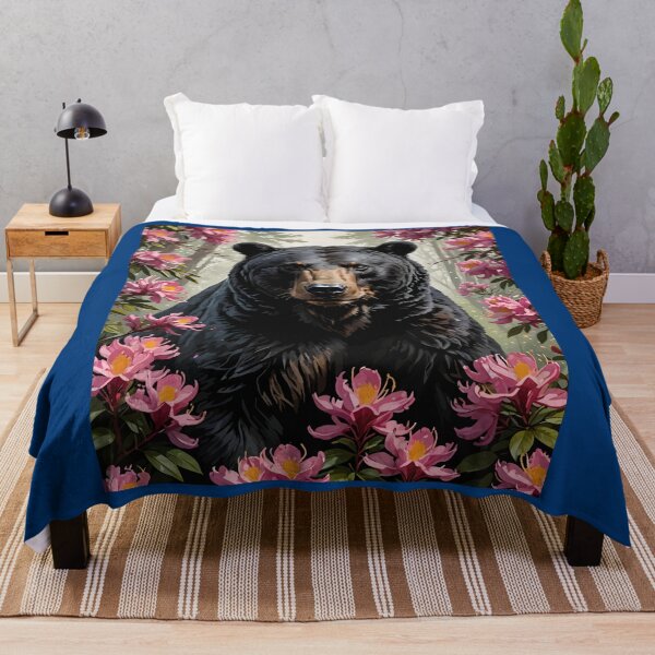Item preview, West Virginian Bear and Rhododendrons designed and sold by taiche.