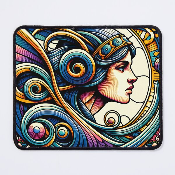 Item preview, Clarity is Kindness – Elegant Virgo Zodiac Art Nouveau Design designed and sold by NSB-Design.