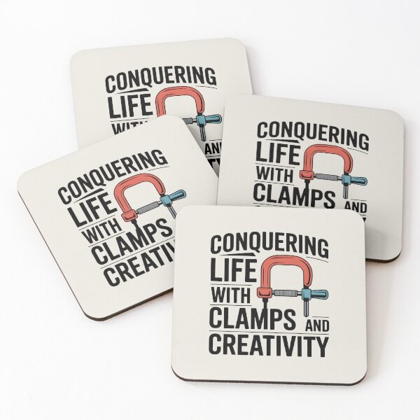 Item preview, Conquering Life with Clamps and Creativity designed and sold by Jollys-ArtShop.