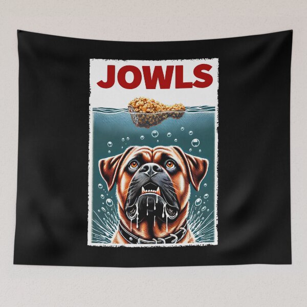Item preview, Funny Mastiff and Fried Chicken Parody Jowls Dog Lover designed and sold by Kimberley King Art  King Art.
