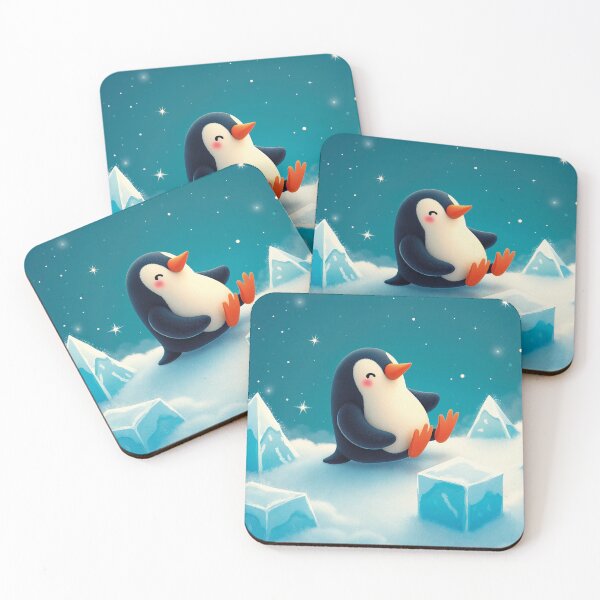 Item preview, cute penguin in the ice designed and sold by Mauswohn.