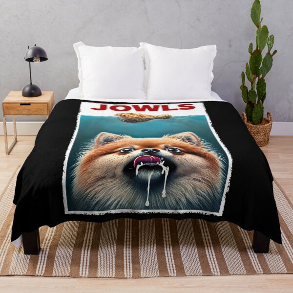 Item preview, Funny Pomeranian and Fried Chicken Parody Jowls Dog Lover designed and sold by Kimberley King Art King Art.
