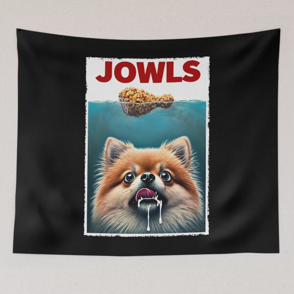 Item preview, Funny Pomeranian and Fried Chicken Parody Jowls Dog Lover designed and sold by Kimberley King Art  King Art.