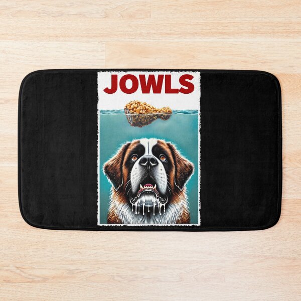 Item preview, Funny Saint Bernard and Fried Chicken Parody Jowls Dog Lover designed and sold by Kimberley King Art  King Art.