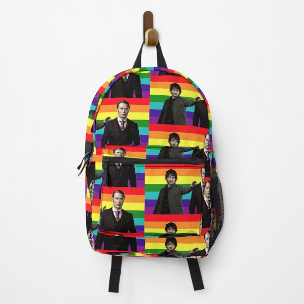 Item preview, Hannibal and will graham gay pride flag designed and sold by chromaticanico.