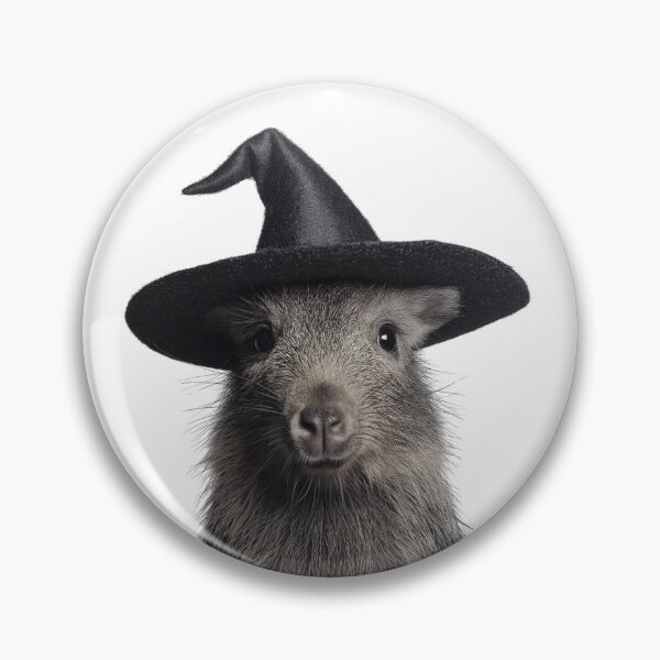 Item preview, Javelina Wearing Halloween Witch Hat designed and sold by LazyOwlStore.
