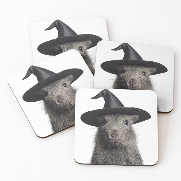 Item preview, Javelina Wearing Halloween Witch Hat designed and sold by LazyOwlStore.
