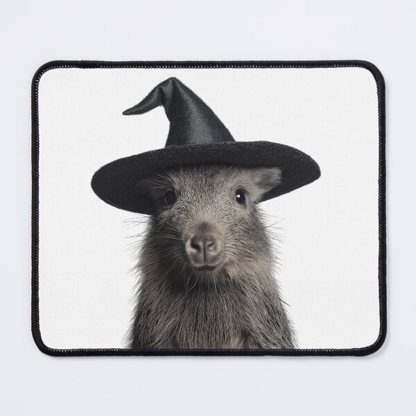 Item preview, Javelina Wearing Halloween Witch Hat designed and sold by LazyOwlStore.