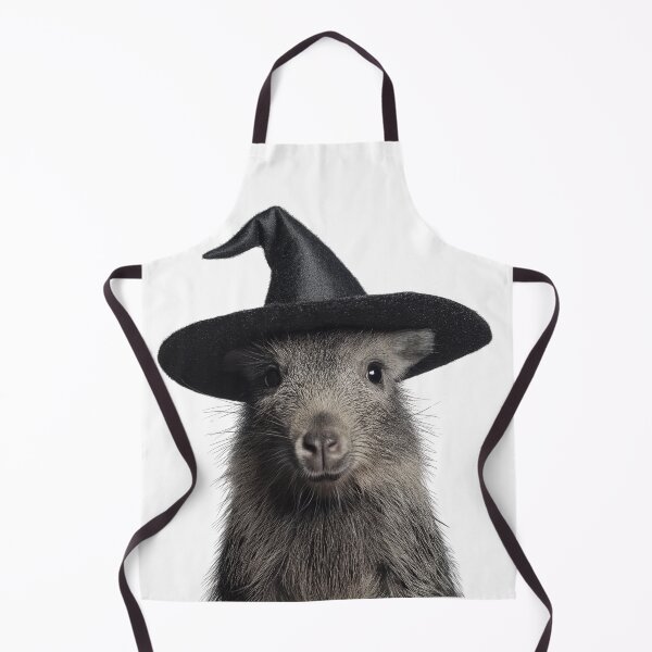Item preview, Javelina Wearing Halloween Witch Hat designed and sold by LazyOwlStore.