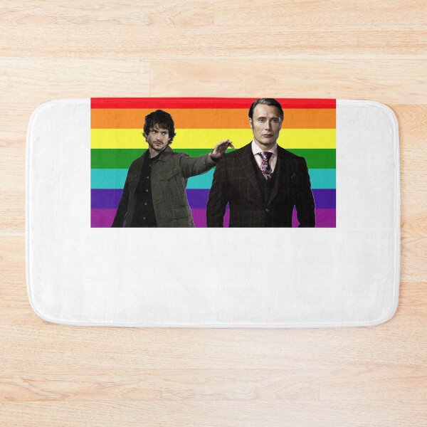 Item preview, Hannibal and will graham gay pride flag designed and sold by chromaticanico.