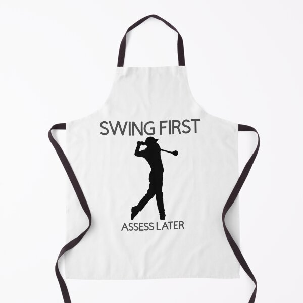 Item preview, Swing First Assess Later designed and sold by TShirtCrafters.