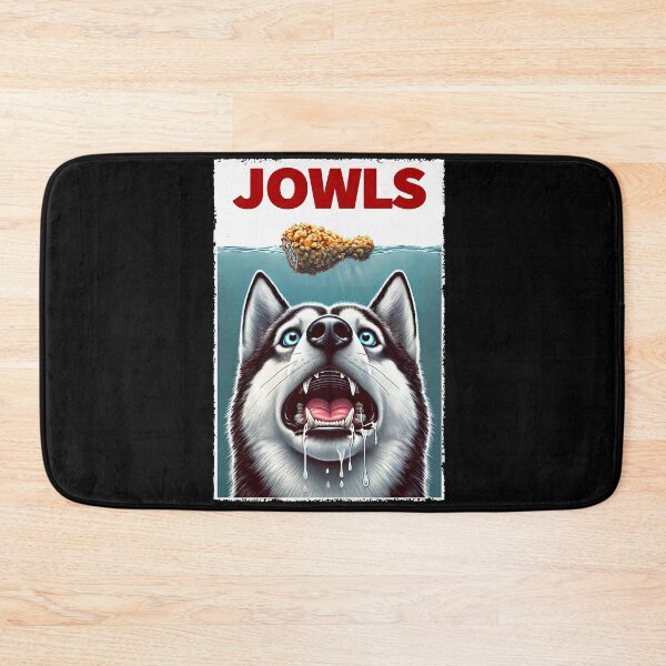 Item preview, Funny Siberian Husky and Fried Chicken Parody Jowls Dog Lover designed and sold by Kimberley King Art  King Art.