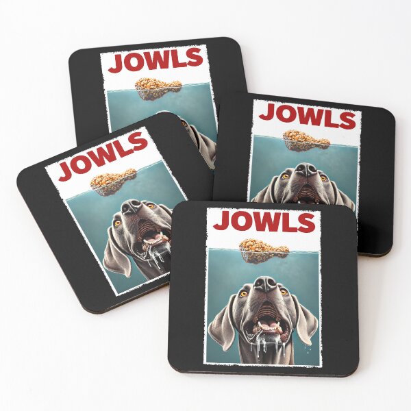 Item preview, Funny Weimaraner and Fried Chicken Parody Jowls Dog Lover designed and sold by Kimberley King Art  King Art.