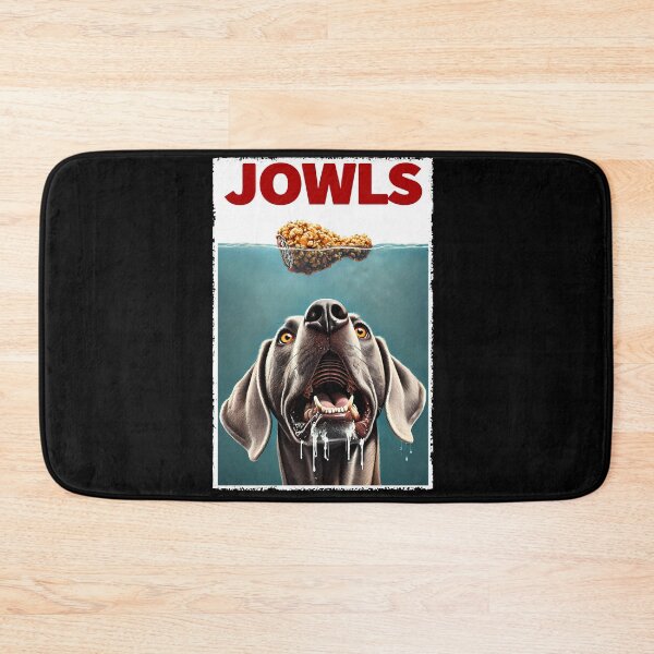 Item preview, Funny Weimaraner and Fried Chicken Parody Jowls Dog Lover designed and sold by Kimberley King Art  King Art.