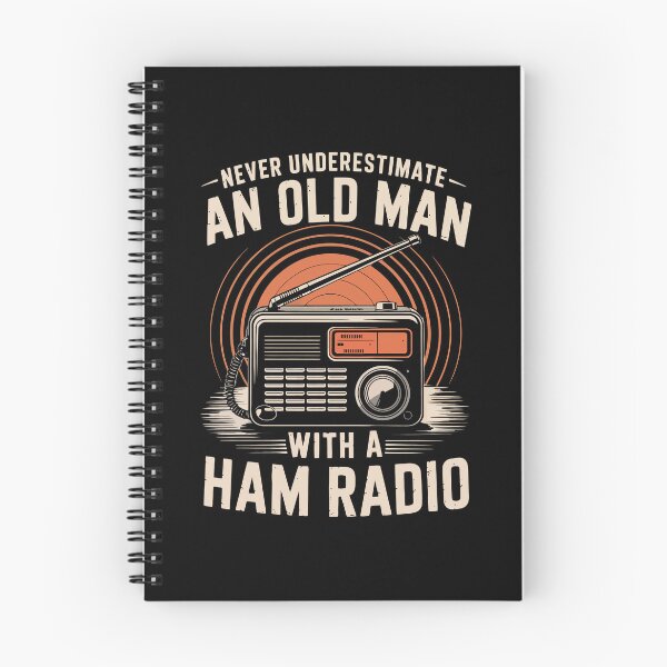 Item preview, Never Underestimate An Old Man With A Ham Radio designed and sold by mybegoniatee.