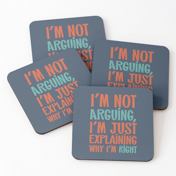 Item preview, Not Arguing Just Right  designed and sold by junkydotcom.