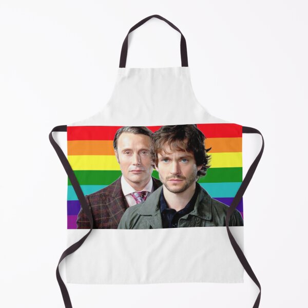 Item preview, Hannibal and will graham gay pride flag designed and sold by chromaticanico.