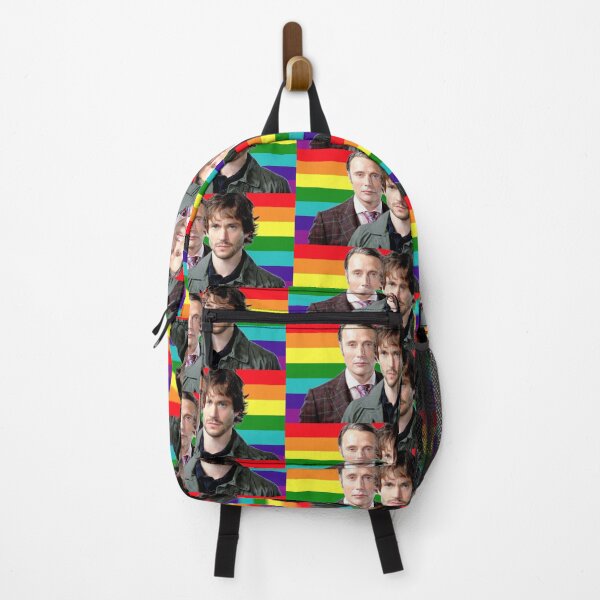 Item preview, Hannibal and will graham gay pride flag designed and sold by chromaticanico.
