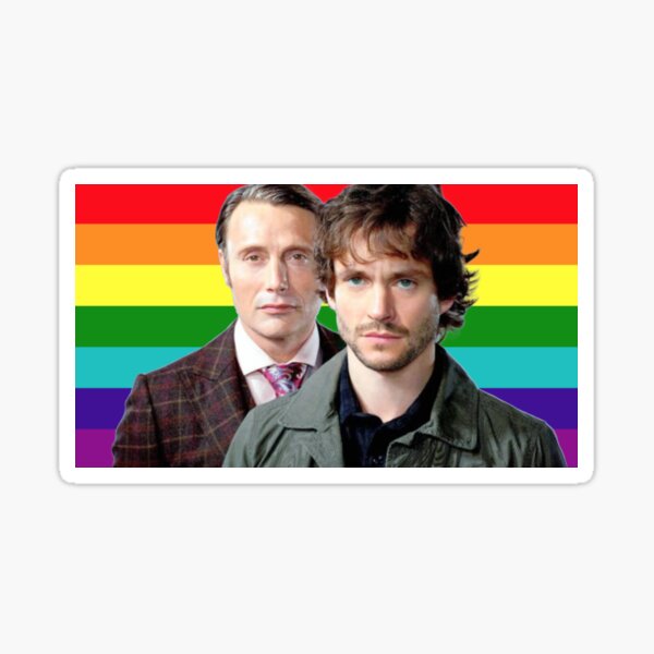 Artikel-Vorschau von Hannibal und Will Graham Gay-Pride-Flagge, designt und verkauft von chromaticanico.