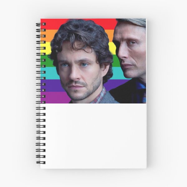 Item preview, Hannibal lecter and will graham gay pride flag designed and sold by chromaticanico.