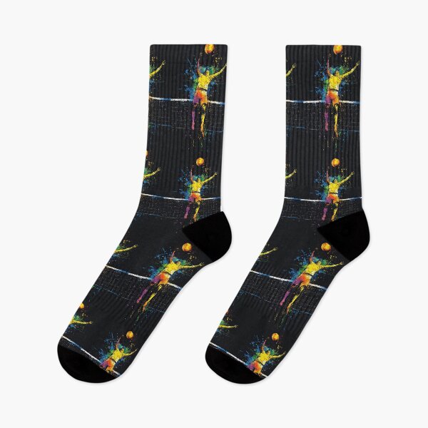 Item preview, Acrobatic Attack Over Net in Color Splash Explosion designed and sold by Piotrek0001.