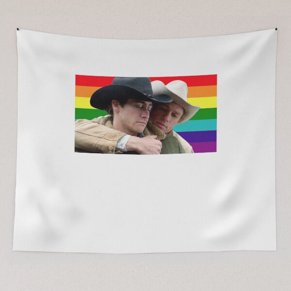 Item preview, Brokeback Mountain gay pride flag  designed and sold by chromaticanico.