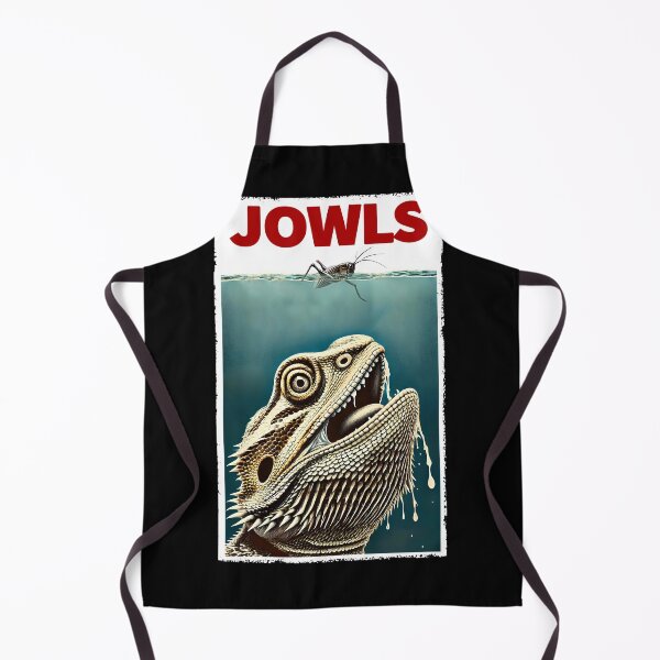 Item preview, Funny Bearded Dragon and Cricket Parody Jowls Bearded Dragon Lover designed and sold by Kimberley King Art King Art.