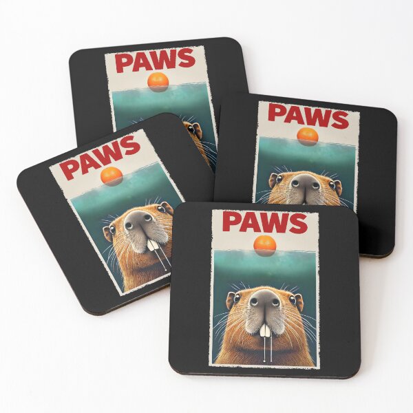 Item preview, Funny Capybara and Orange Parody Paws Capybara Lover designed and sold by Kimberley King Art  King Art.