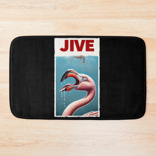 Item preview, Funny Flamingo and Shrimp Parody Jive Flamingo Lover designed and sold by Kimberley King Art  King Art.