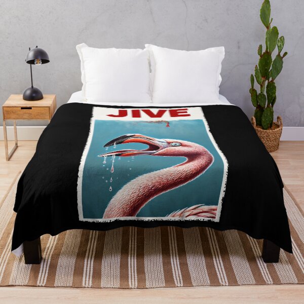 Item preview, Funny Flamingo and Shrimp Parody Jive Flamingo Lover designed and sold by Kimberley King Art  King Art.