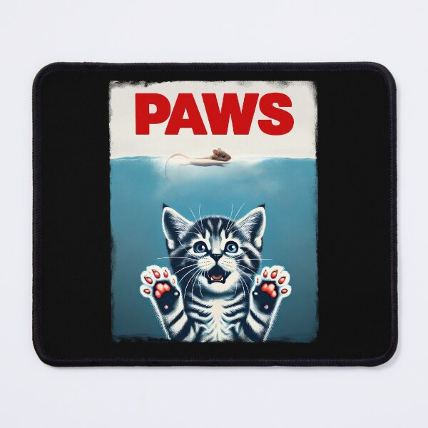 Item preview, Funny Paws Cat and Mouse Top Kitten Lover Parody designed and sold by Kimberley King Art  King Art.