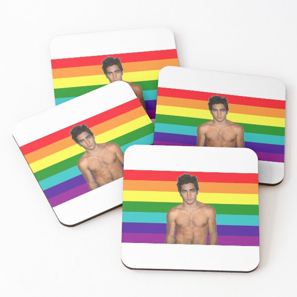 Item preview, Jake gyllenhaal shirtless pride flag  designed and sold by chromaticanico.