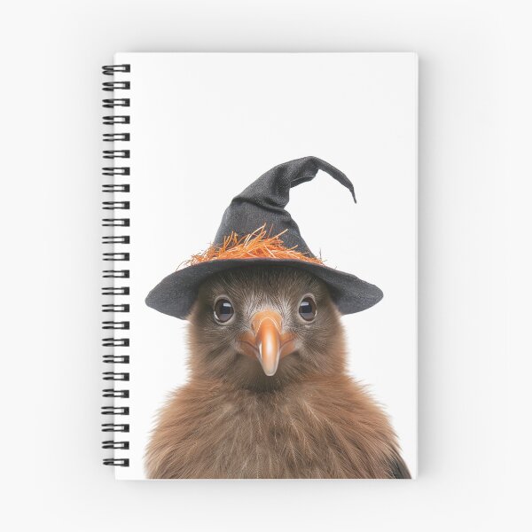 Item preview, Kiwi Bird Wearing Halloween Witch Hat designed and sold by LazyOwlStore.
