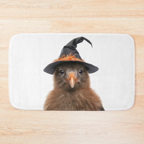 Item preview, Kiwi Bird Wearing Halloween Witch Hat designed and sold by LazyOwlStore.