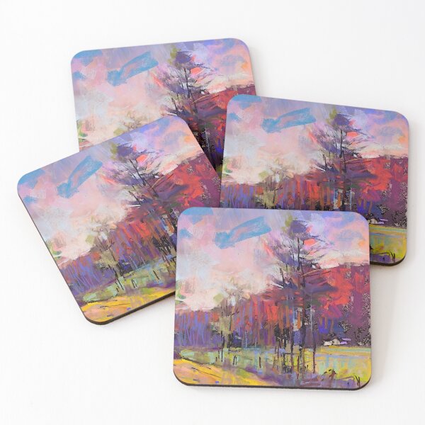 Item preview, Colorful Forest Landscape designed and sold by ViaARTfactory.