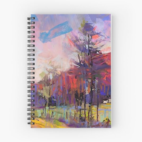 Item preview, Colorful Forest Landscape designed and sold by ViaARTfactory.