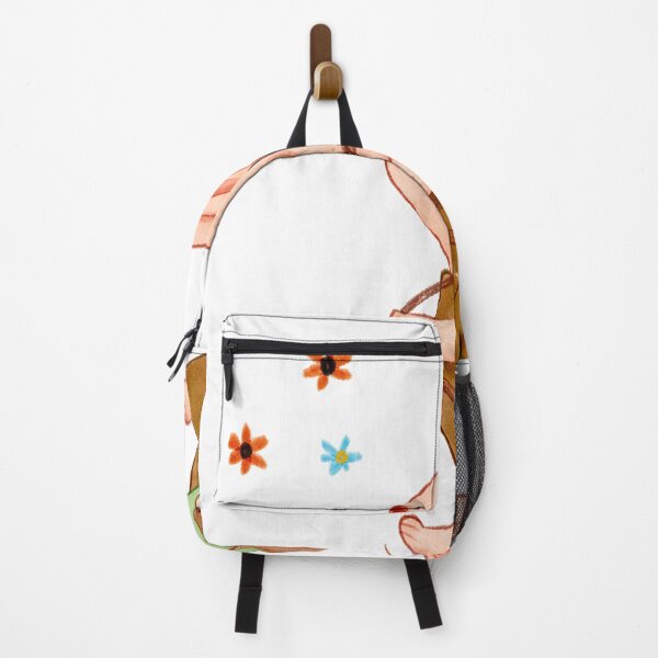 Item preview, Happy cute rabbit running with backpack, cute cartoon rabbit kids designed and sold by Annyillustrate.
