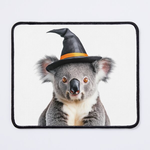 Item preview, Koala Wearing Halloween Witch Hat designed and sold by LazyOwlStore.