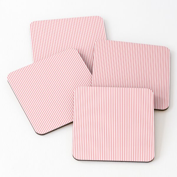 Item preview, Pink Stripes Ultra Fine Stripe Narrow Vertical Pinstripe Pattern designed and sold by kierkegaard.